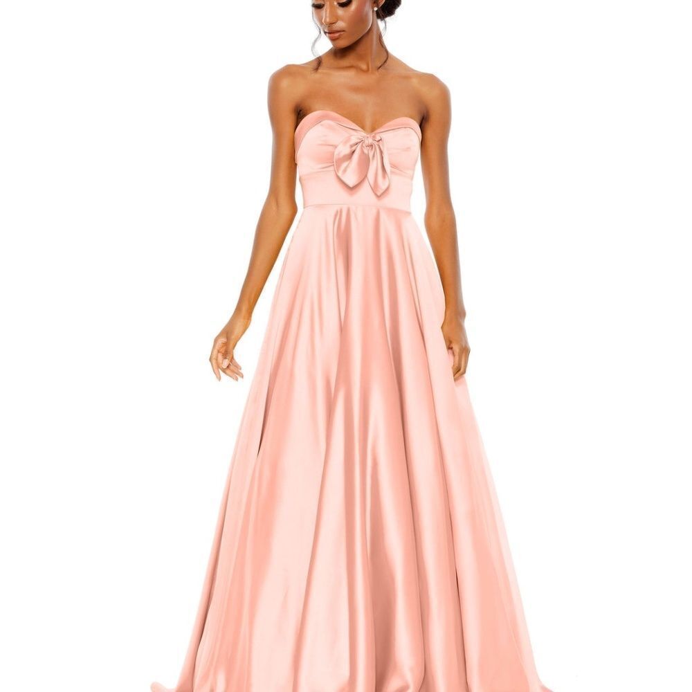NWT MAC DUGGAL 67995 DRESS in blush - size 2